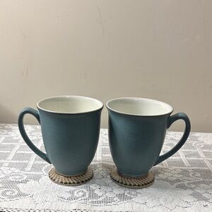 Vintage Denby Luxor Footed Mugs